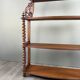 Large Carved Mahogany Shelf, 19th Century