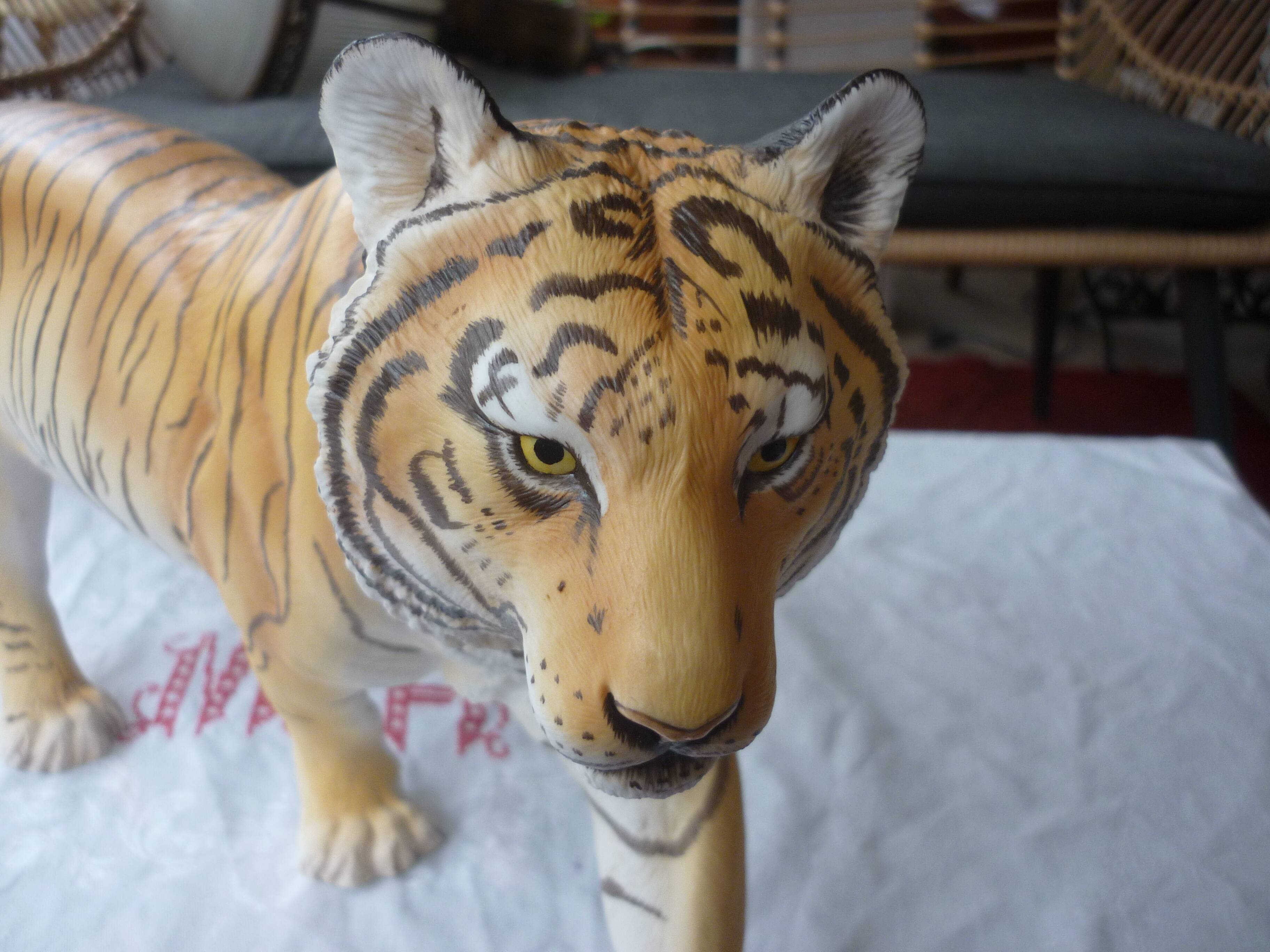 Bengal tiger porcelain Francklin Mint