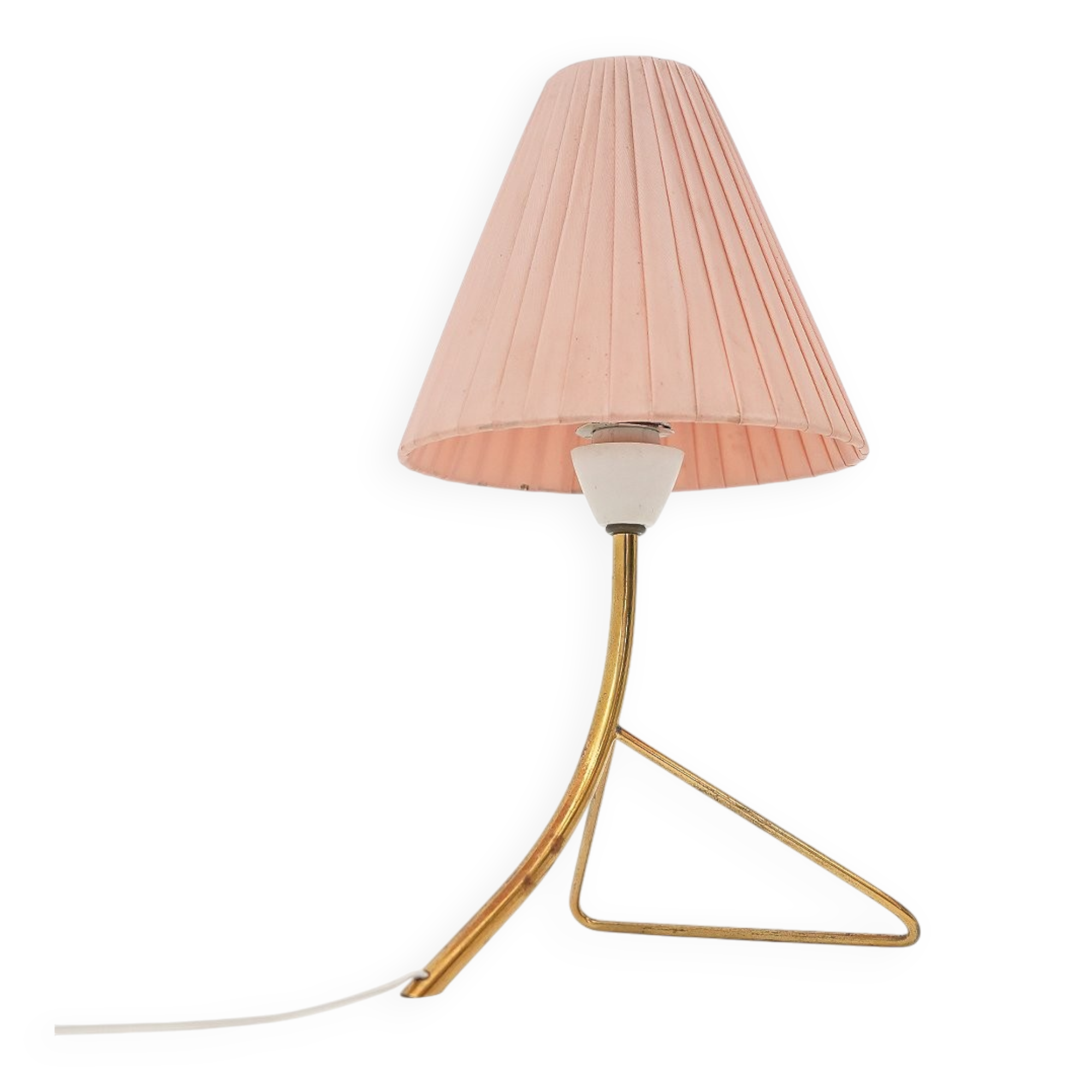 Brass table lamp, 1950s