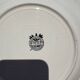 Assiette parlante plate vintage en porcelaine opaque Boch Frères La Louvière