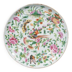 Assiette en porcelaine XIXe Canton