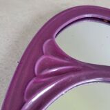 Bathroom set enamelled cast iron mirror door set