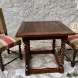 Table de jeux style Louis XIII