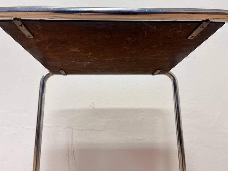 Rare Bauhaus chrome Nesting Table B9, Marcel Breuer, 1930s