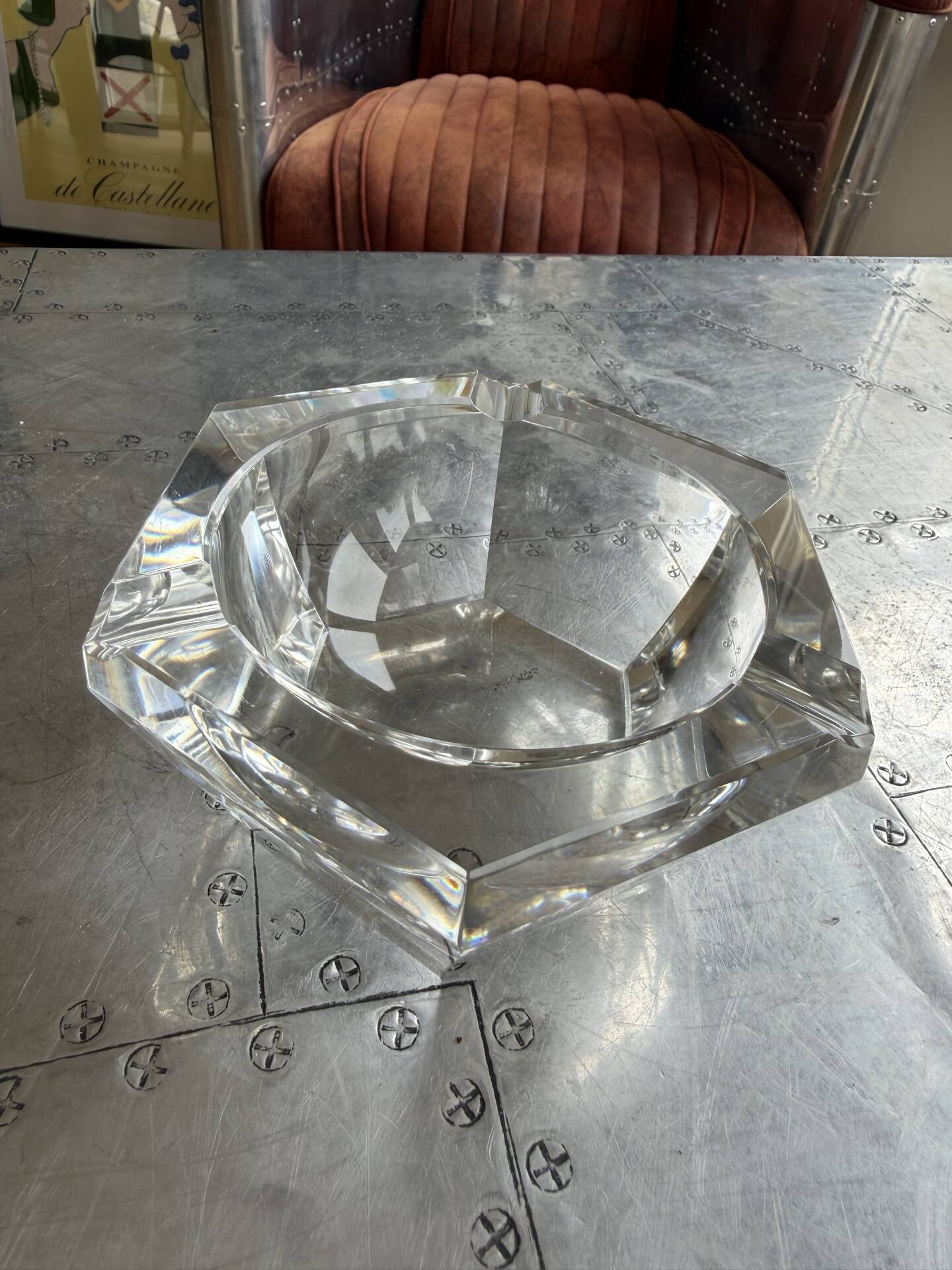 Crystal ashtray