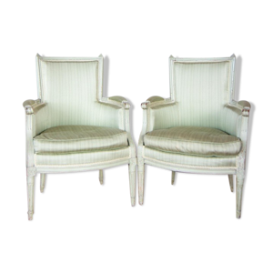 paire de bergères époque - xvi
