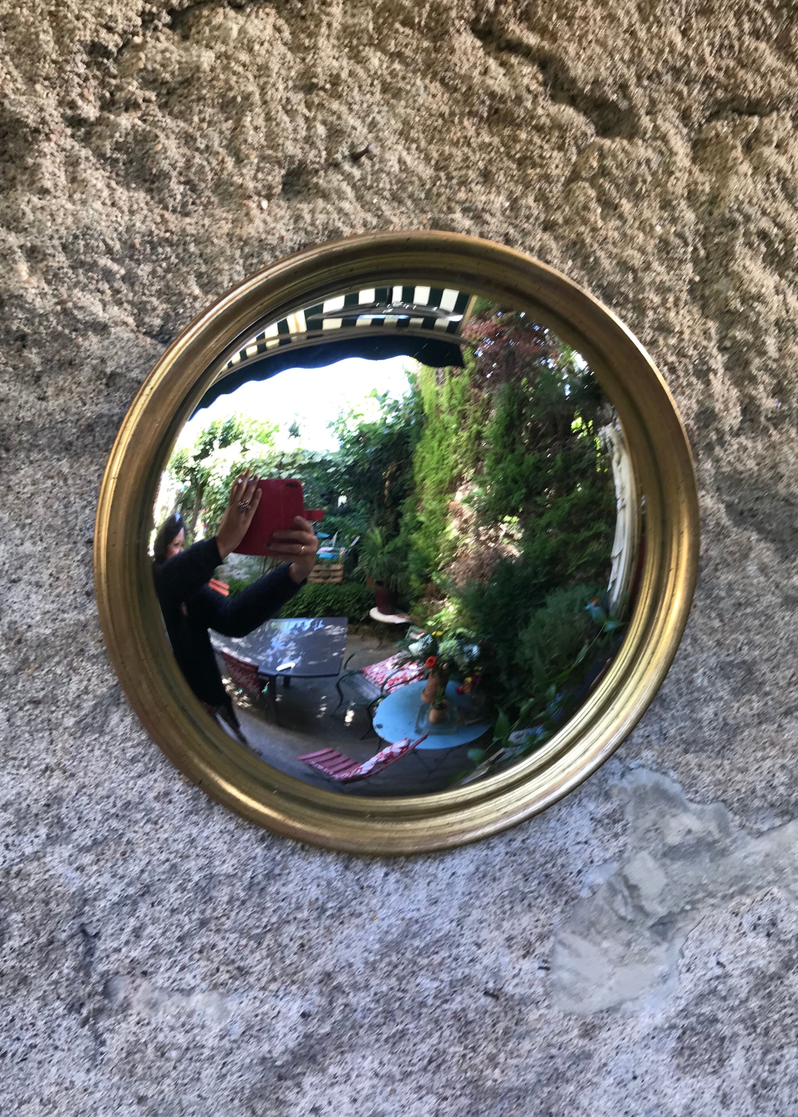 Miroir œil de sorcière 33 x 33 cm Selency