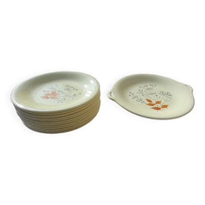 plat et 12 assiettes