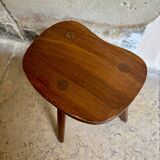 Wooden bean tripod stool no. 1