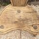 Chaise d’enfant rustique artisanale, tree trunk, esprit wabi-sabi