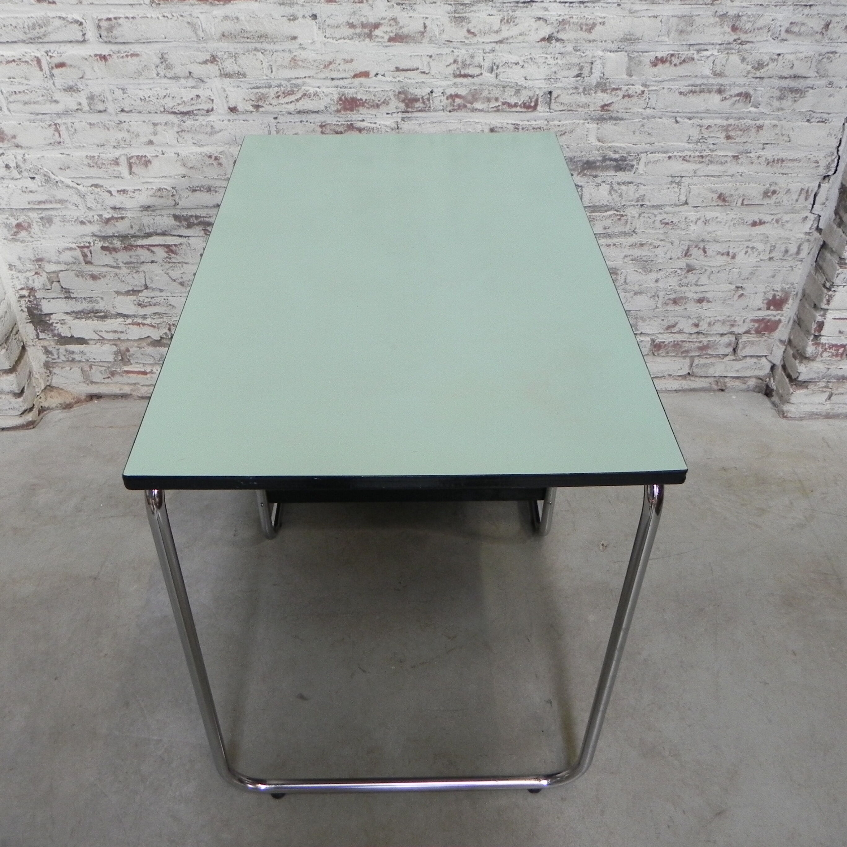 Vintage desk with formica top, Torck