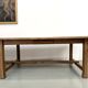 XXL farmhouse table in solid oak 350 cm - Reconstruction Style - 1950s