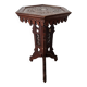 Table d'appoint syrienne antique avec nacre, début des années 1900
