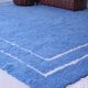 Handmade traditional natural wool rug size 2/3 m