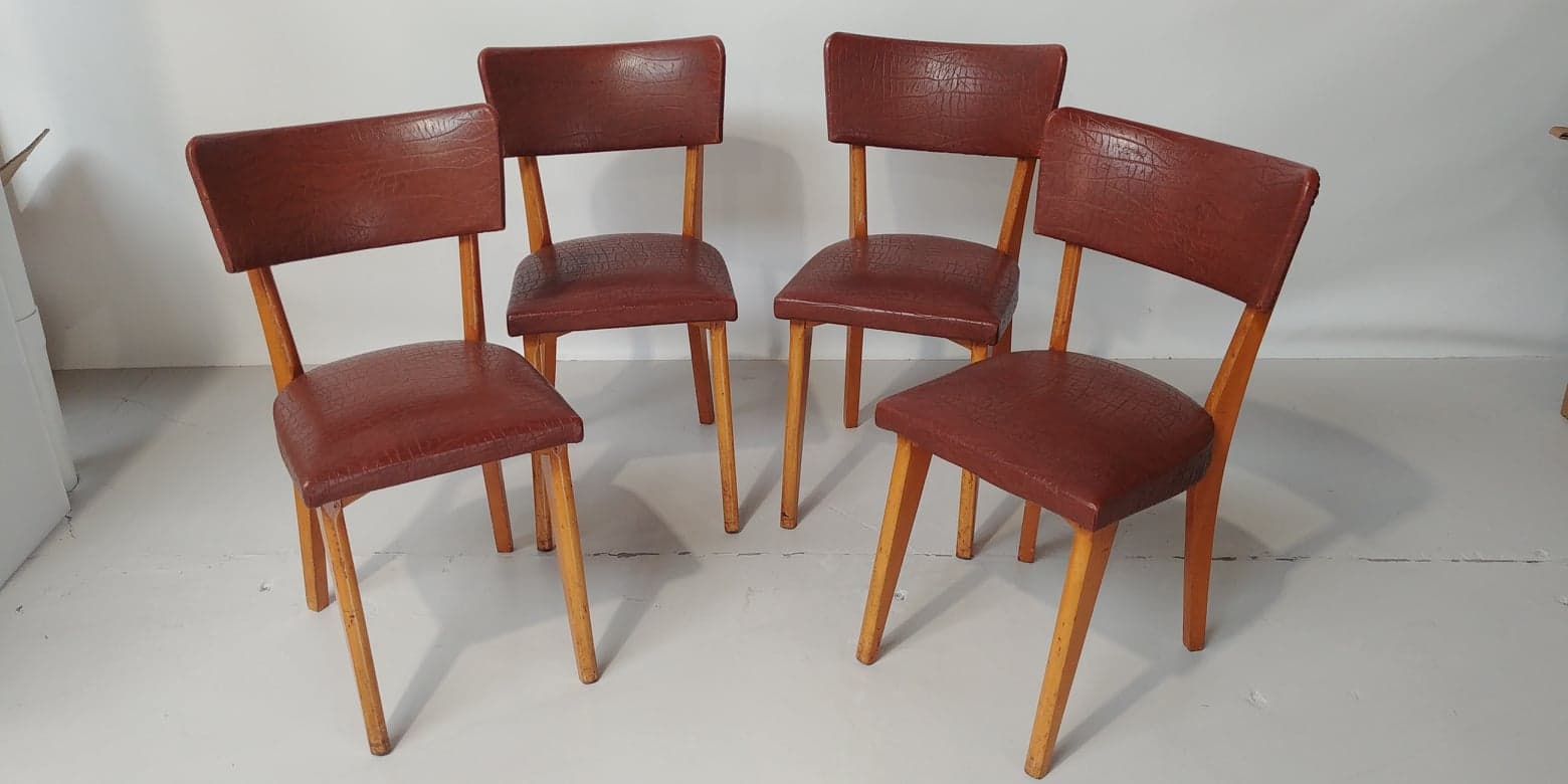 Set of 4 vintage chairs