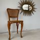 Vintage copper metal sun mirror oval shaped from the 1960s