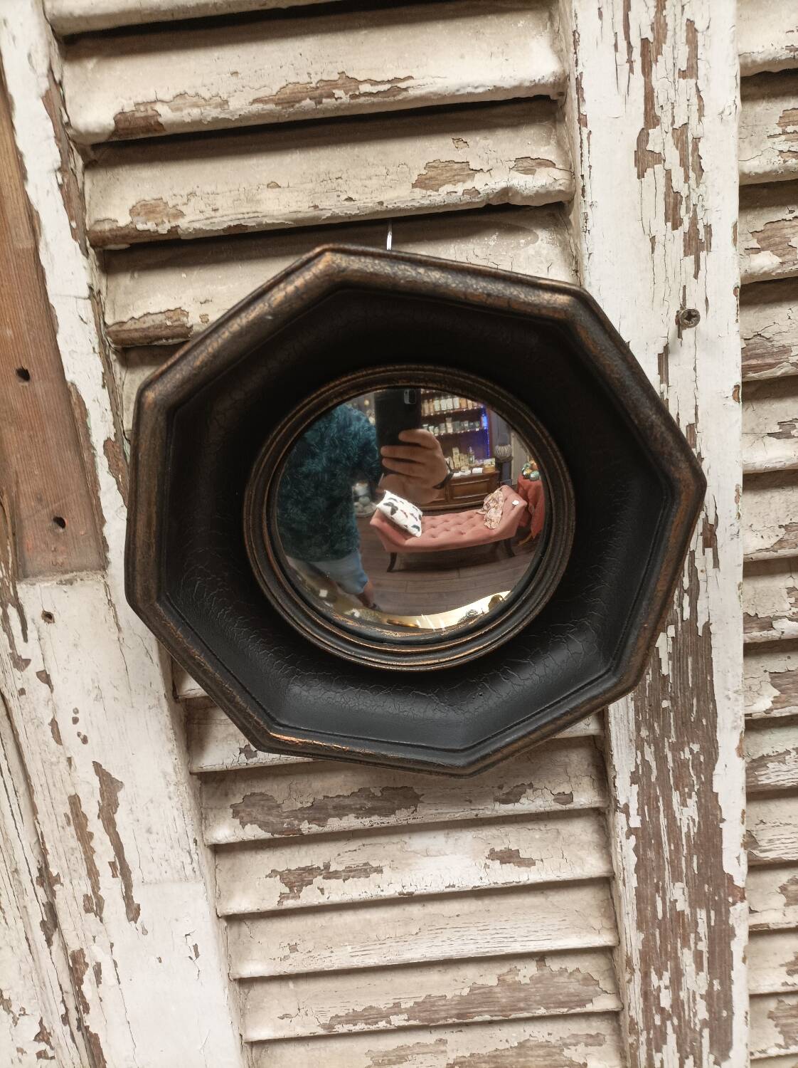 Miroir convexe hexagonal 19 cm