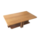 Table basse en orme massif