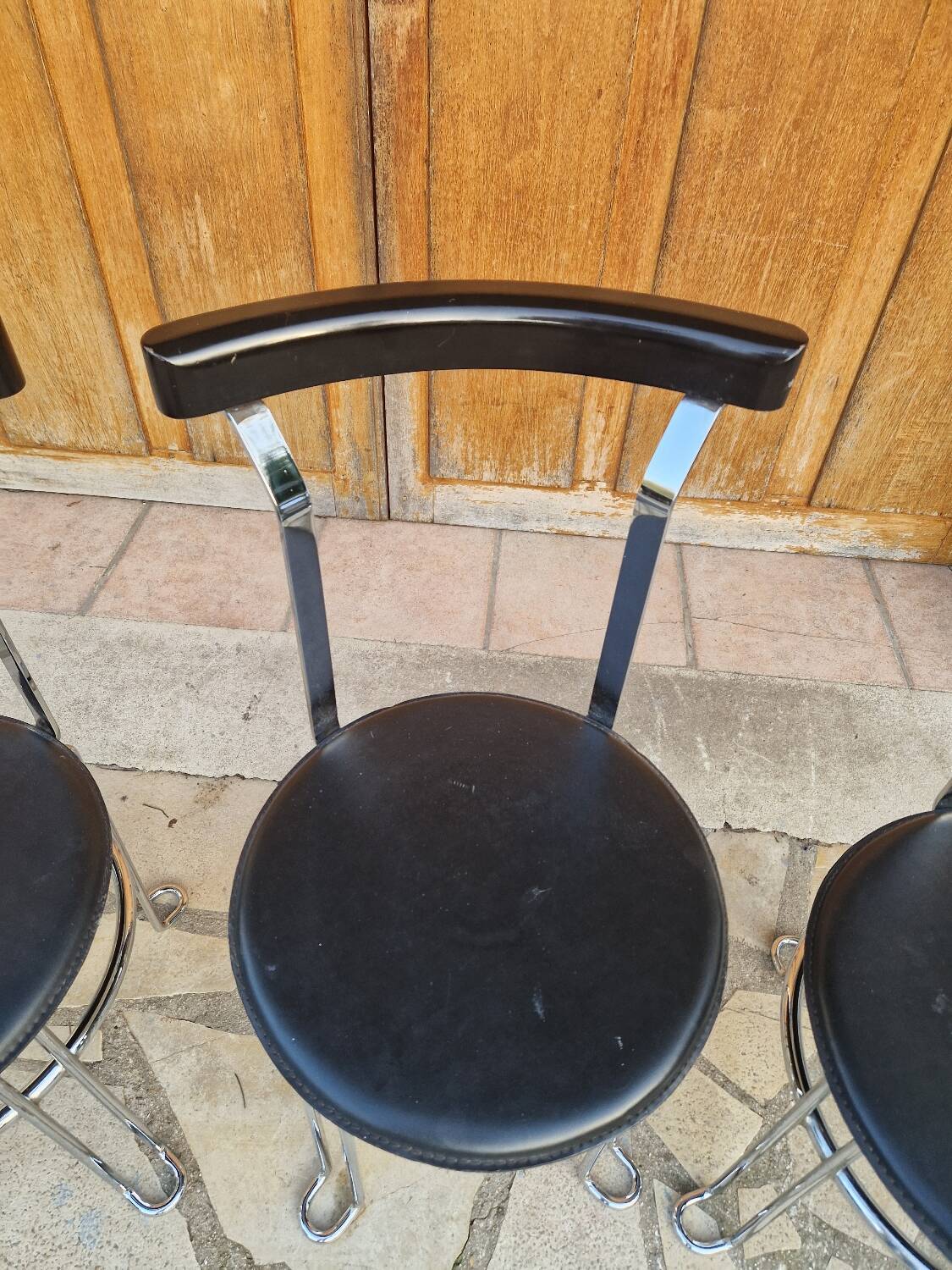 4 Scandinavian chairs by Börge Lindau