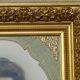 old photo portrait in golden frame (54x62 cm), 1910