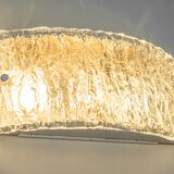 Simple Murano glass wall light by Kaiser, Germany, 1970s.