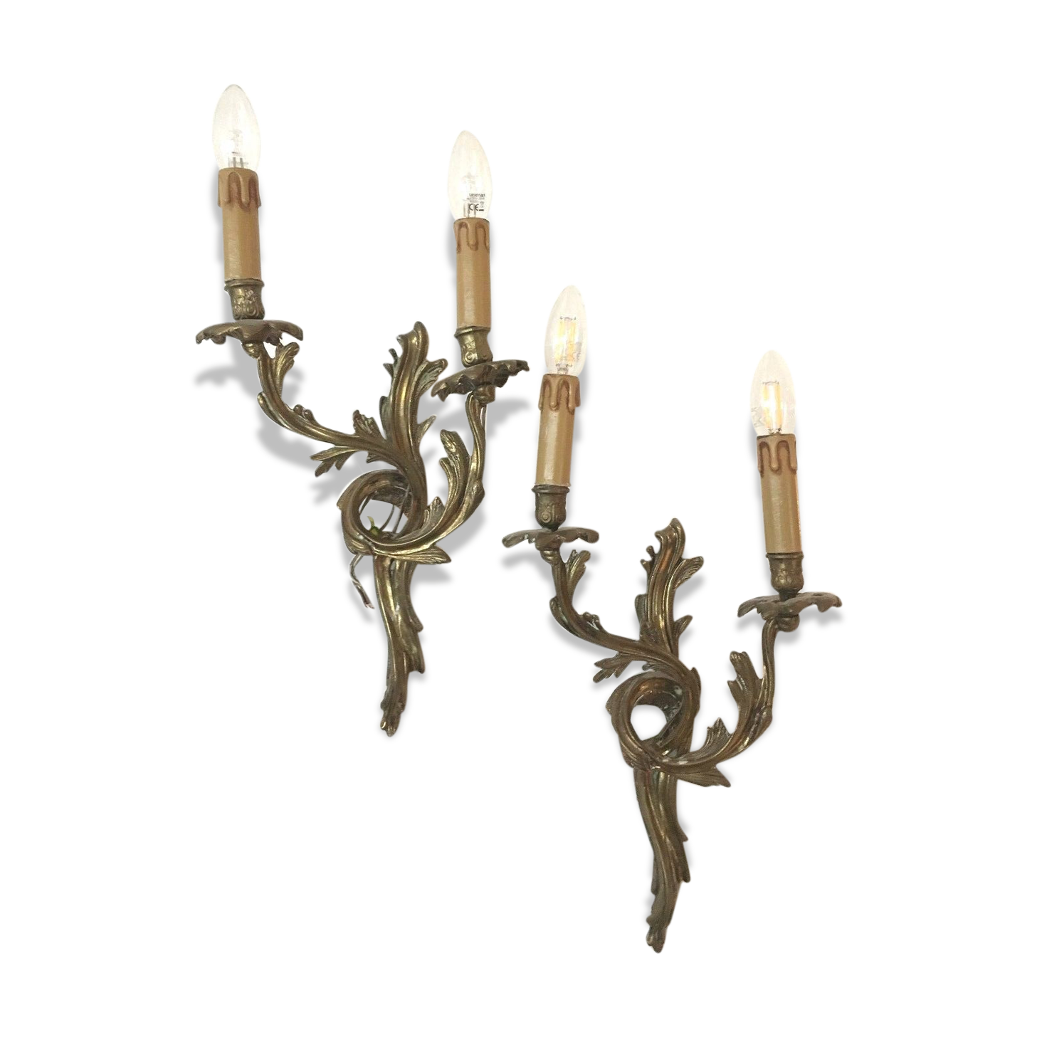 Pair of Louis XV style wall sconces