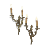 Pair of Louis XV style wall sconces