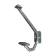 Patère double ancienne métal