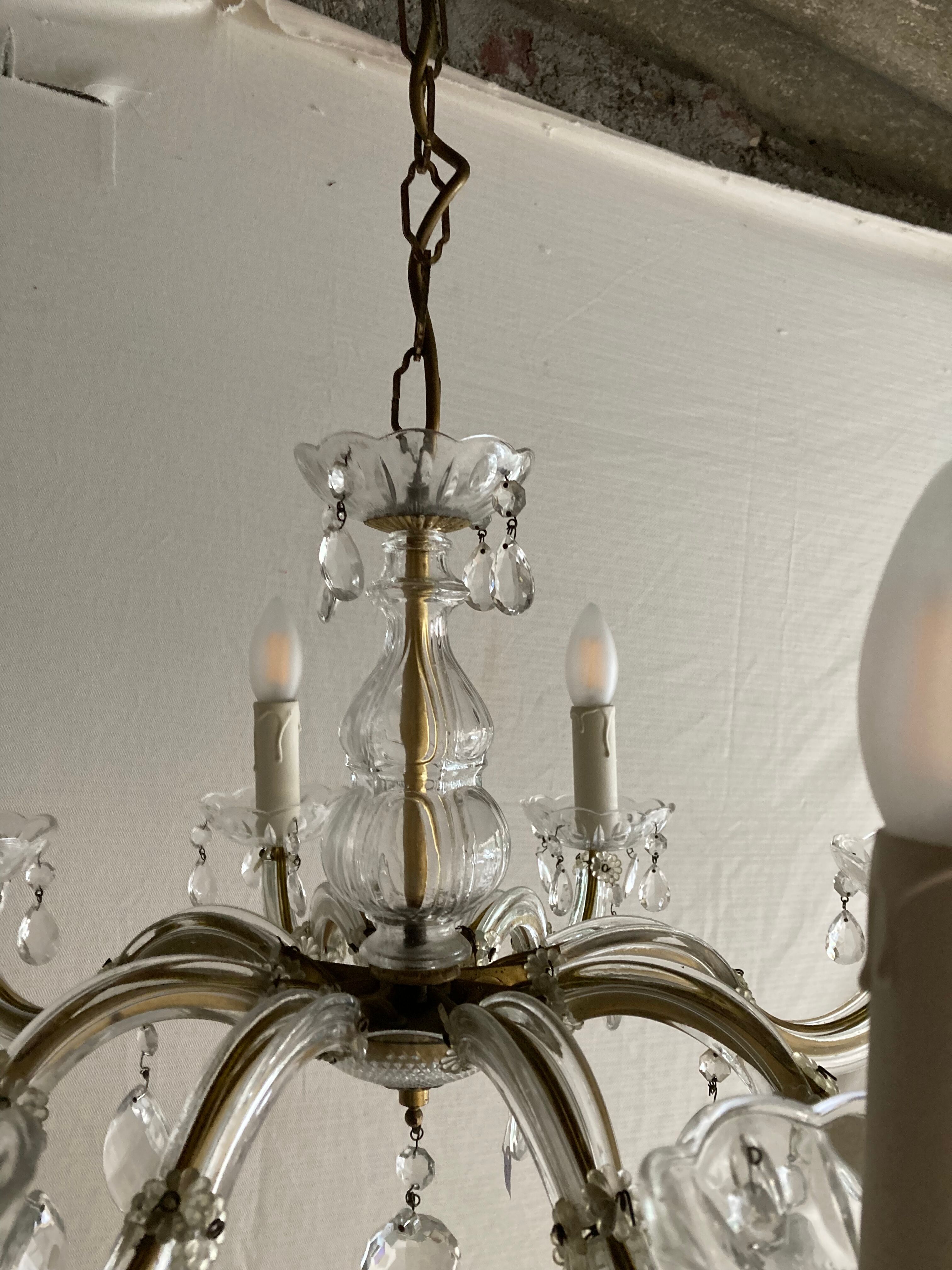 Italian chandelier mid 20th.