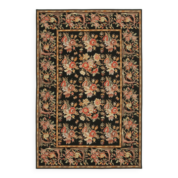 Handmade Vintage Flatweave Needlepoint Kilim 183 cm x 274 cm