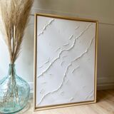 White textured board
