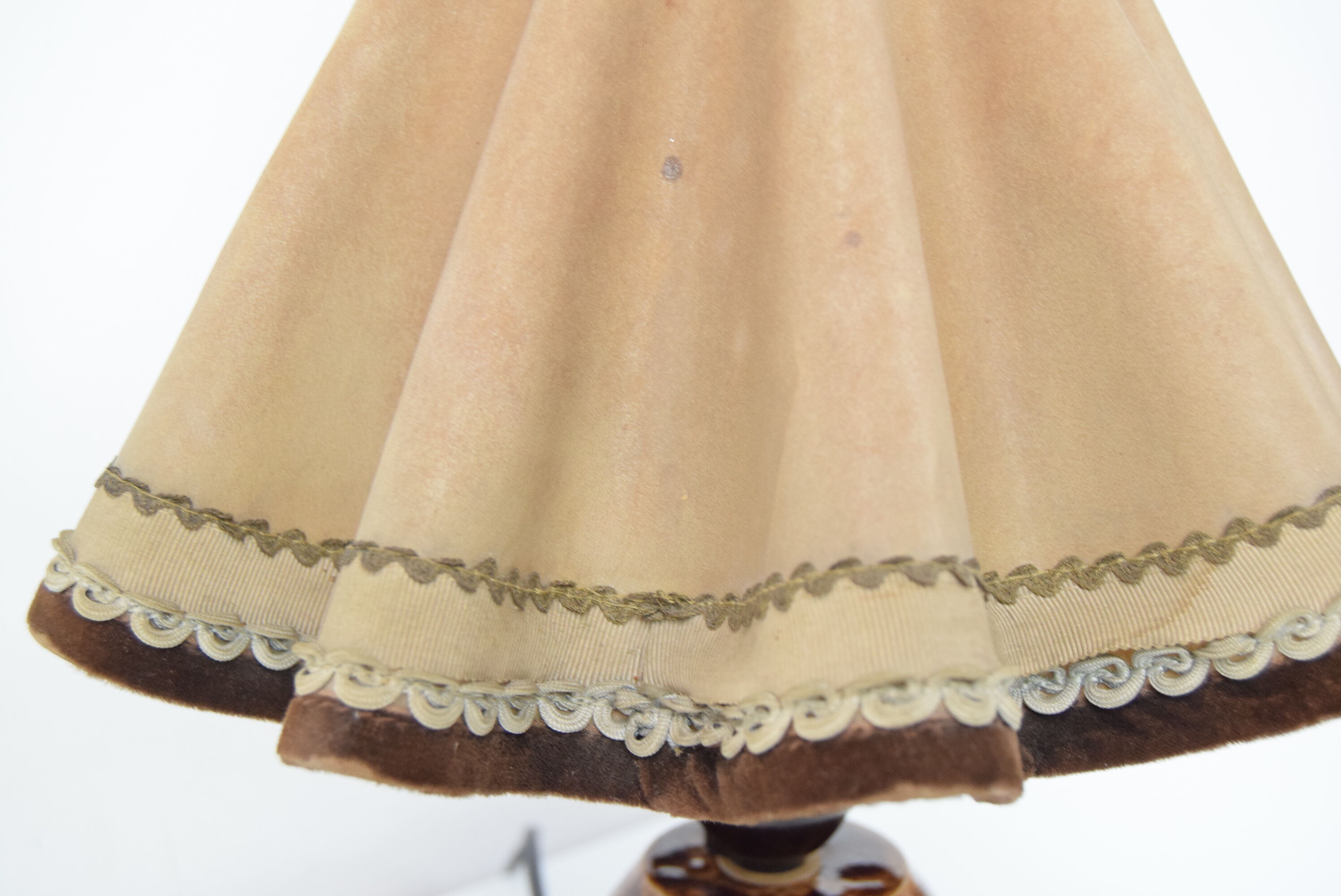 Art deco table ceramic lamp, 1930´s