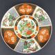 Large Taous porcelain dish, Morocco, vintage