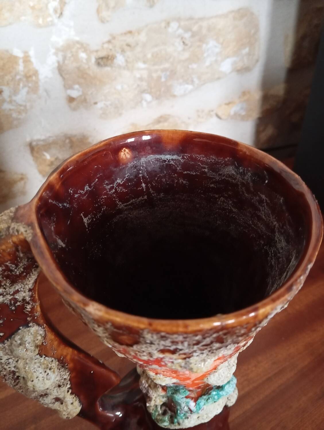 Vallauris style vase