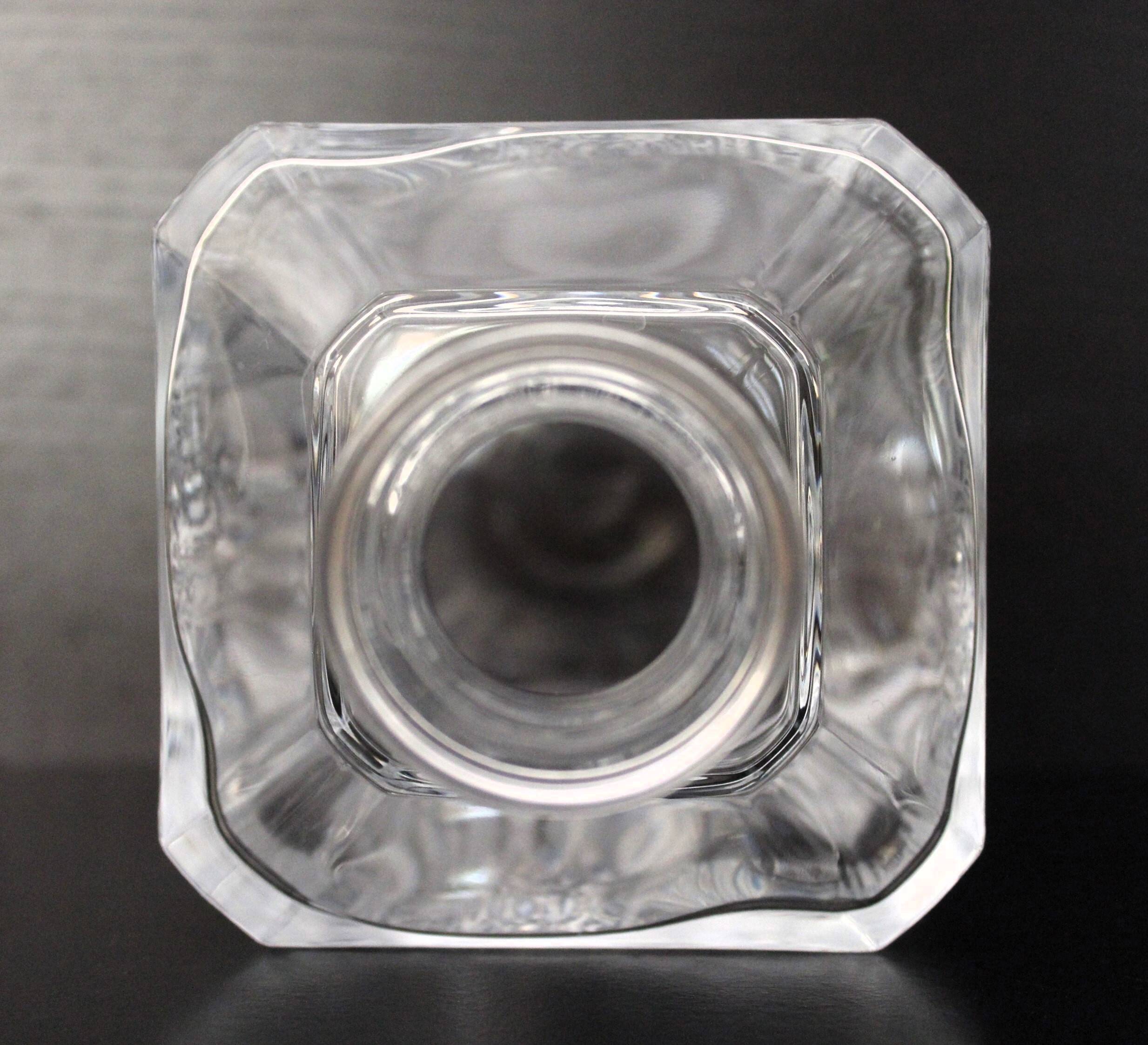 Vintage cut crystal whiskey decanter