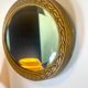 Miroir artd éco ovale doré 60 x 36 cm