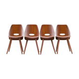 Set of 4 Dining Chairs by František Jirák for Tatra, 1960