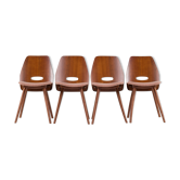 Set of 4 Dining Chairs by František Jirák for Tatra, 1960