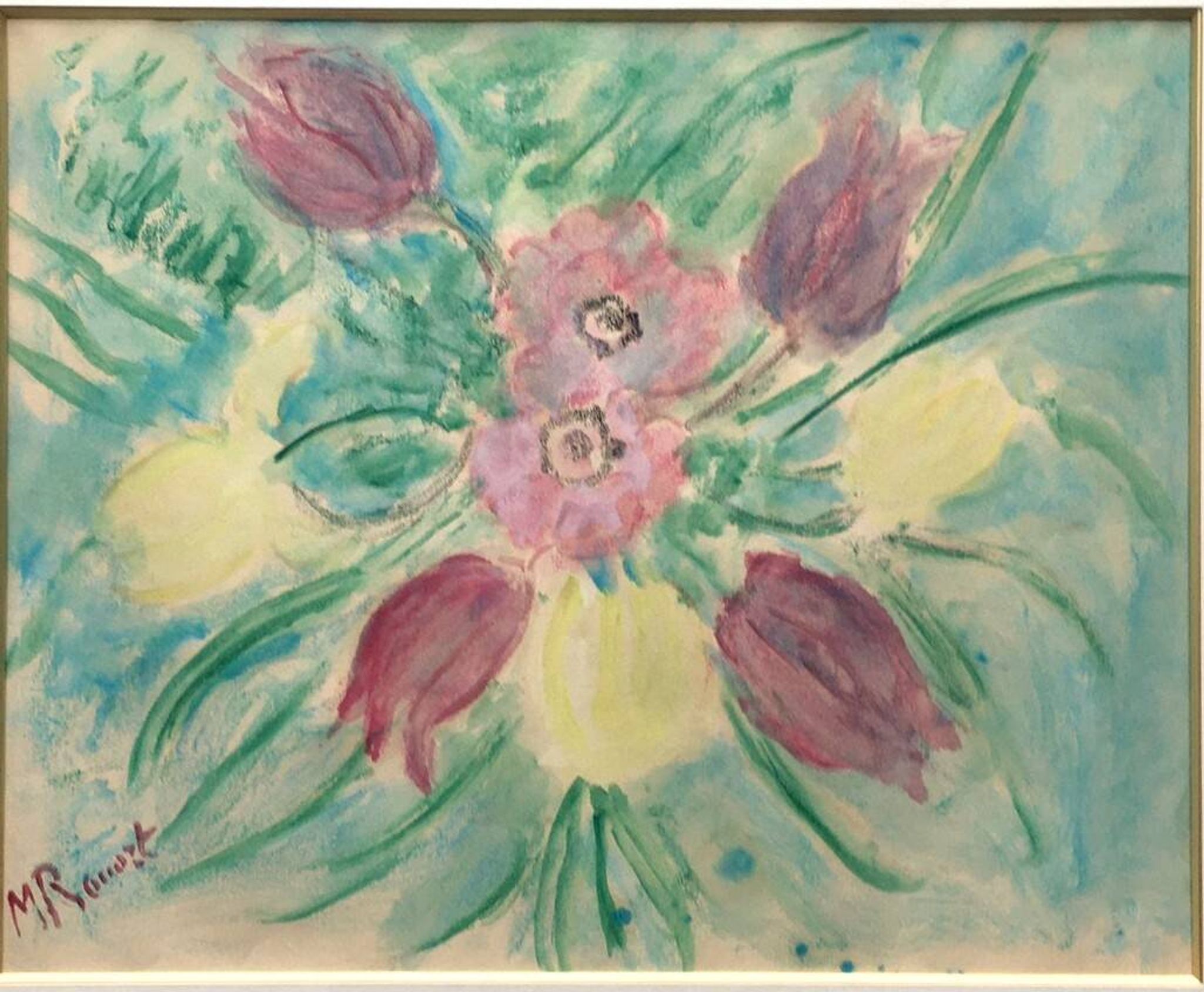 Aquarelle de Madeleine Rouart, artiste proche de Degas