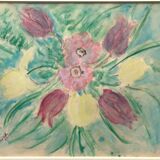 Watercolour by Madeleine Rouart, an artist close to Degas.