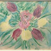 Aquarelle de Madeleine Rouart, artiste proche de Degas