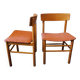 Paire de chaises Borge Mogensen J39 Shaker en bois d'orme massif, années 1950