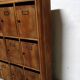 Large vintage wooden mailbox block