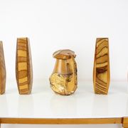 Articles en bois faits à la main années 1950, Tchécoslovaquie