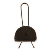 Chaise pliante chromée vintage Ikéa années 80
