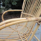 Rocking rattan 60s