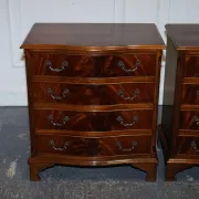 Large Wooden Bedside Tables, Set of 2