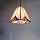 Stained glass pendant light, Tiffany style