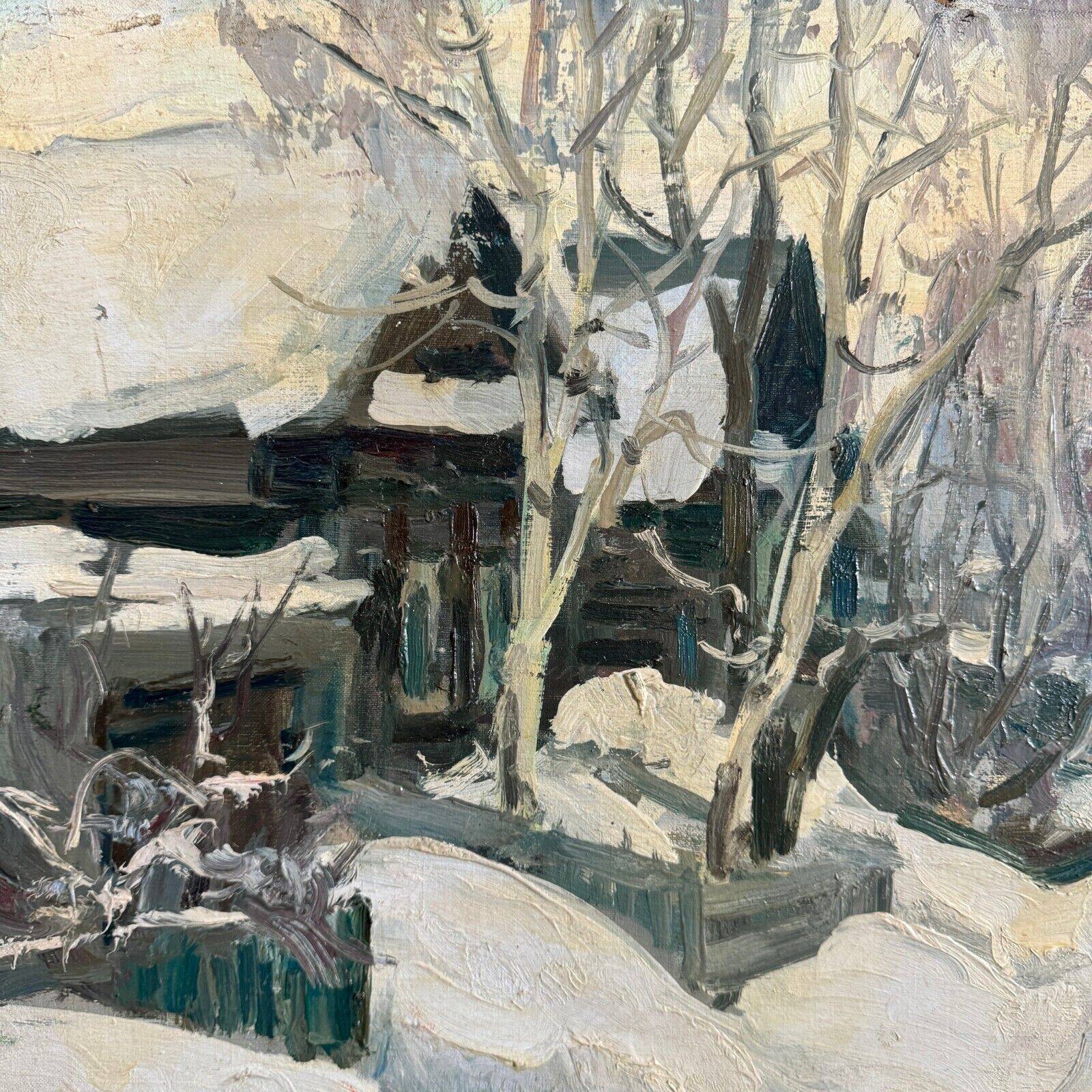 Oil on canvas, early 20th century, figures by Marija Alekseevna Fedorova