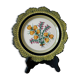 Henriot Quimper wall plate | gorse & heather flowers 1945/70